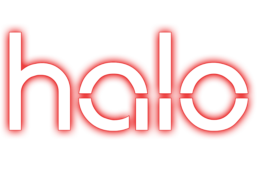 Halo: Ultra-visual High-energy Glow Show Logo